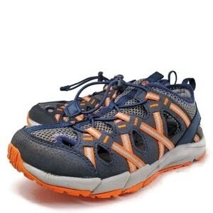 Merrell Hydro Choprock Speed  Bungee Lace-Up Blue & Orange  Waterproof Sneakers
